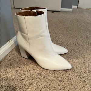 Madden Girl White Booties
